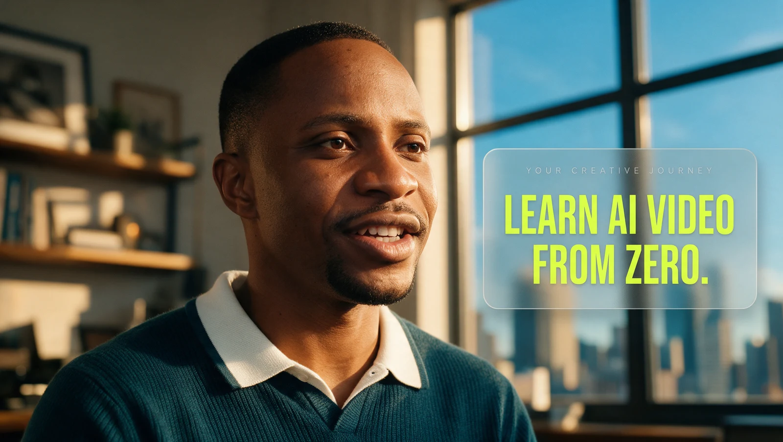 Coach Dami course artwork: Learn AI Video From Zero